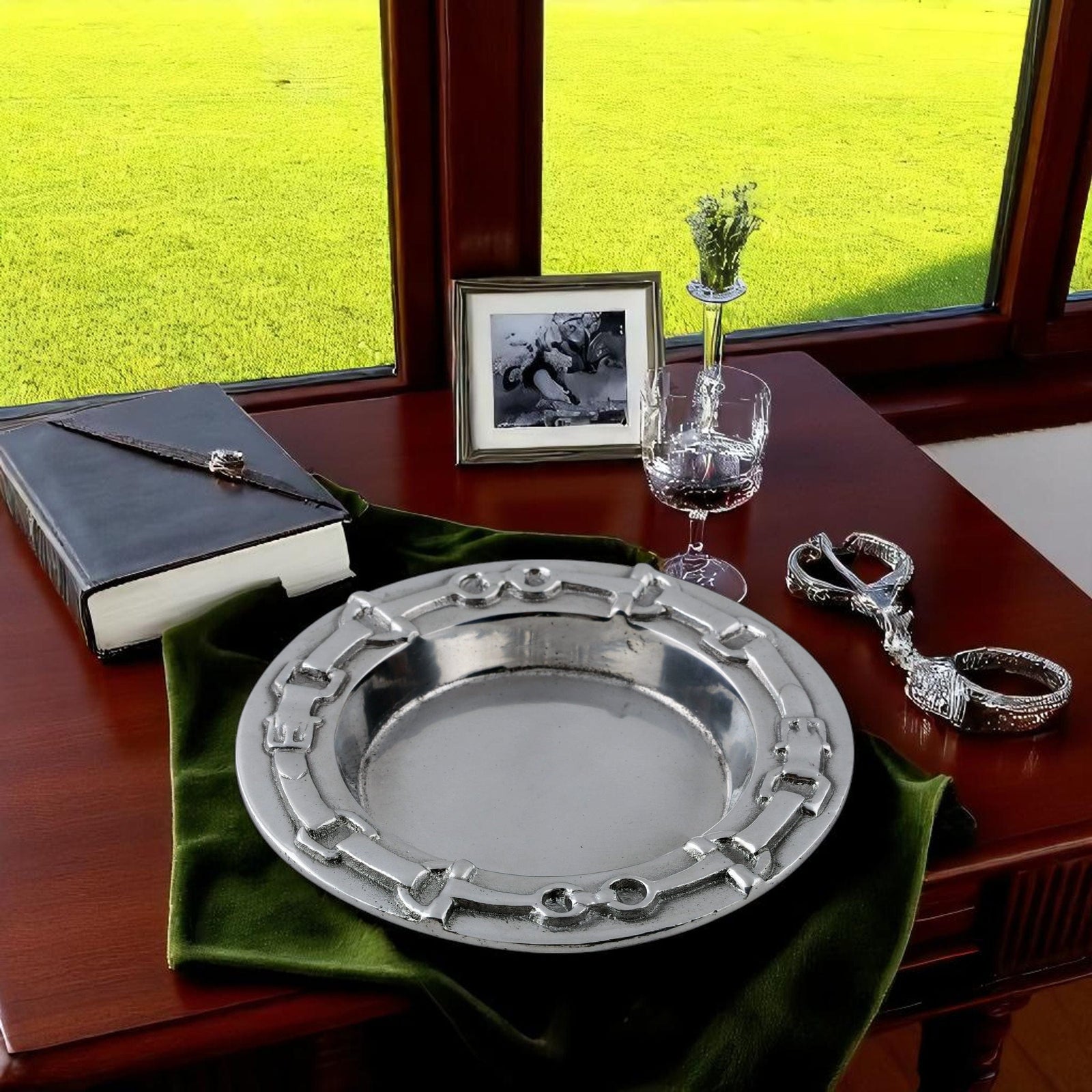 Arthur Court Equestrian Equestrian Wine Coaster