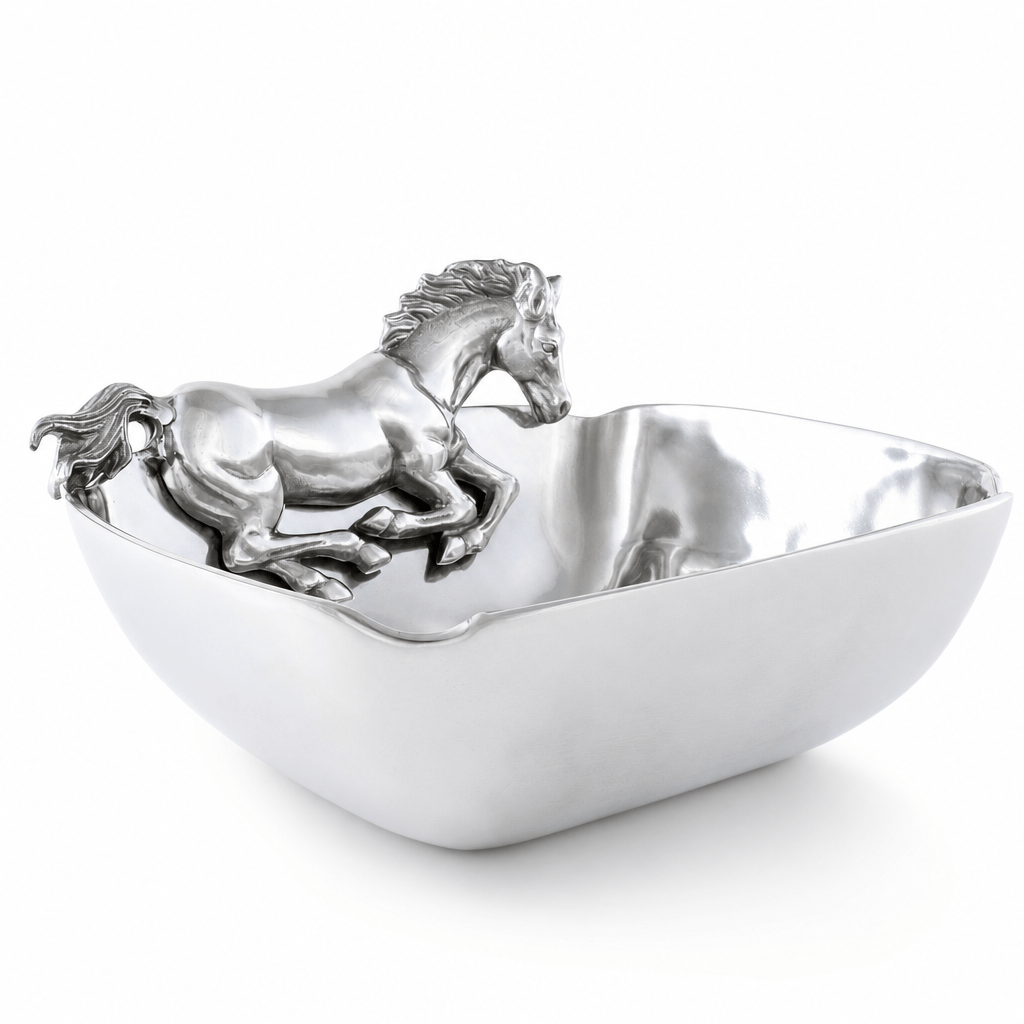 Arthur Court Equestrian Horse 11 Bowl