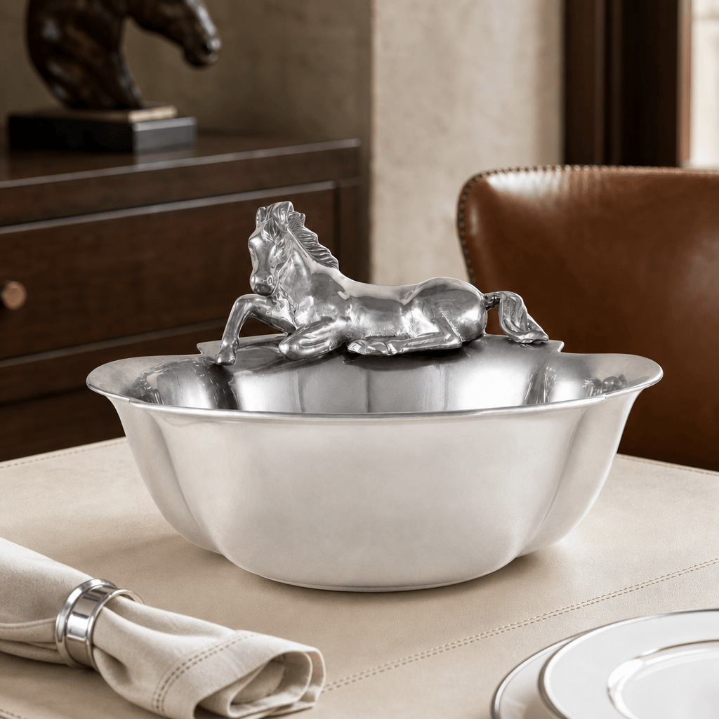Arthur Court Equestrian Horse 12-1/2 Bowl