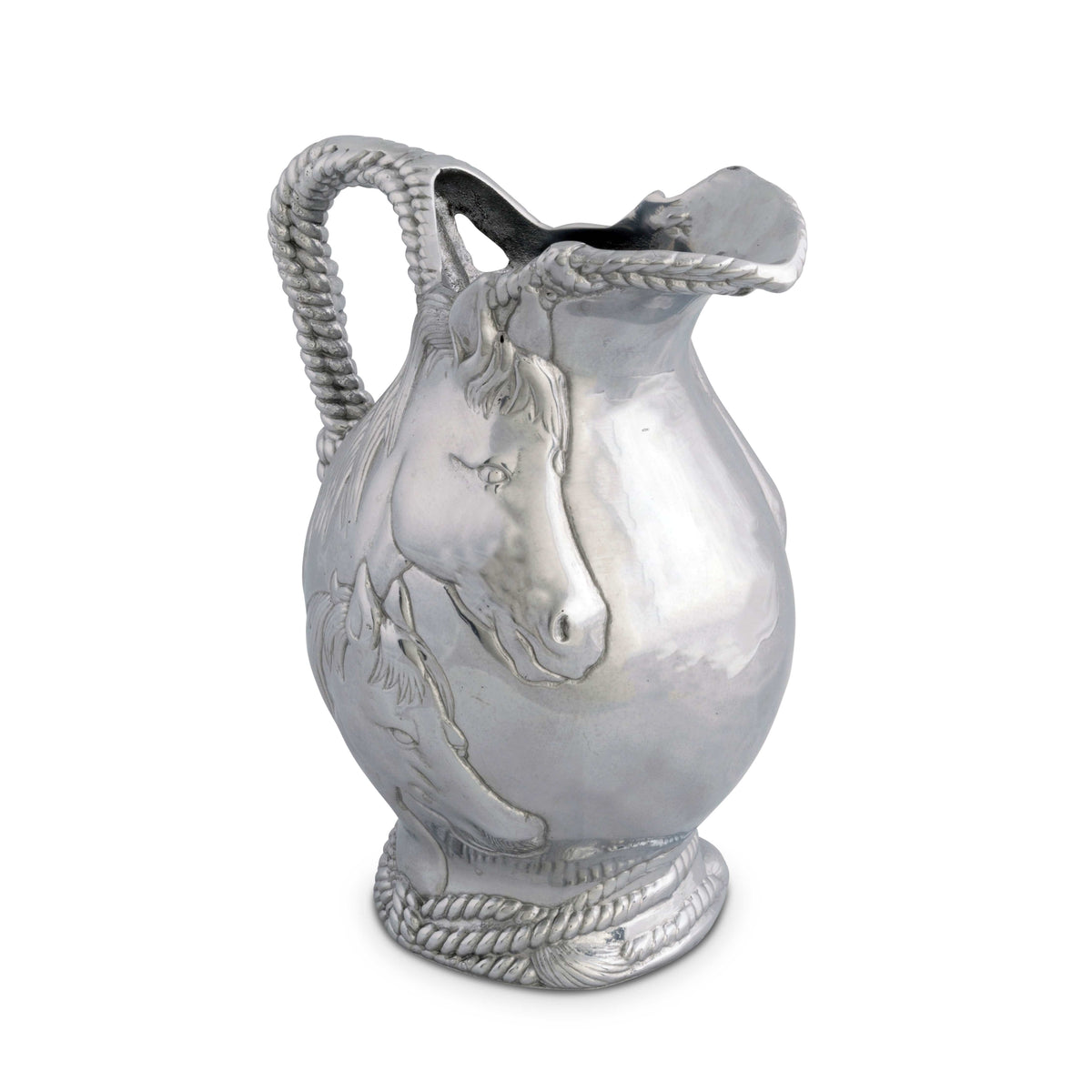 Arthur Court Equestrian Horse and Rope Pitcher