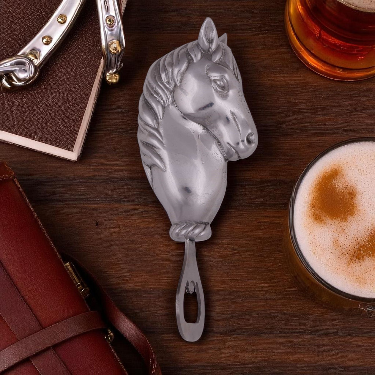 Arthur Court Equestrian Horse Bottle Opener