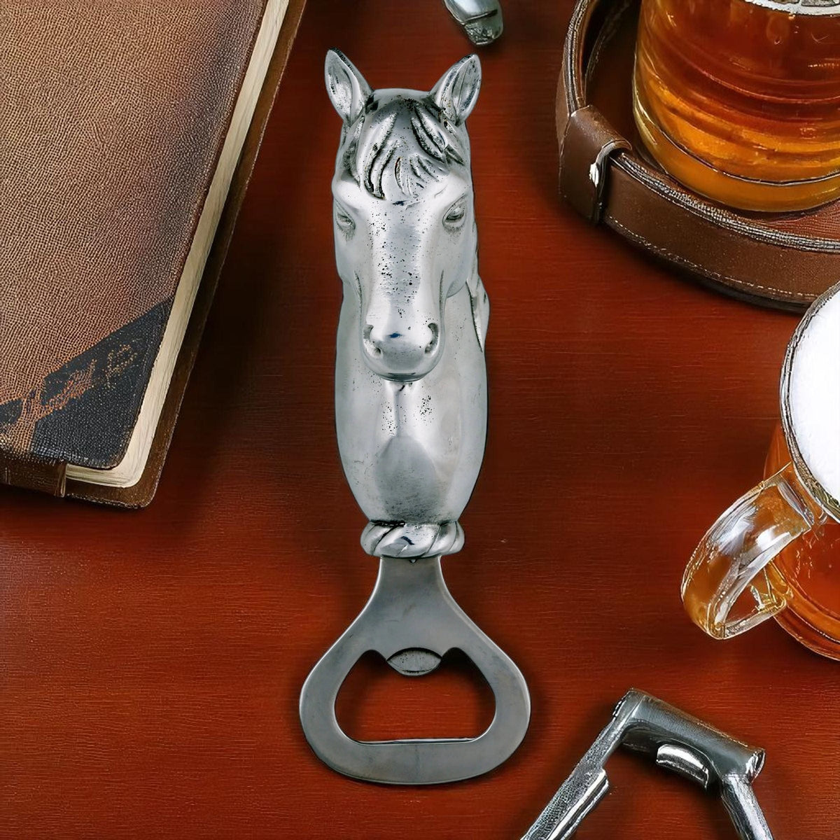 Arthur Court Equestrian Horse Bottle Opener