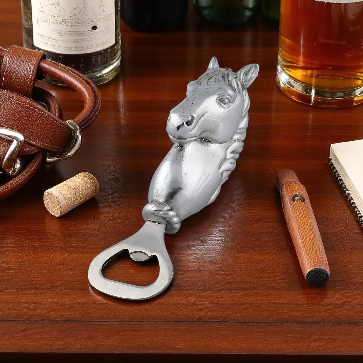 Arthur Court Equestrian Horse Bottle Opener
