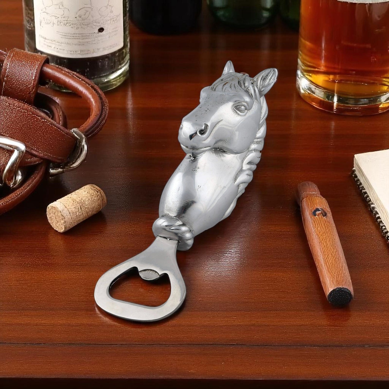 Arthur Court Equestrian Horse Bottle Opener