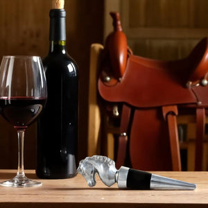 Arthur Court Equestrian Horse Bottle Stopper
