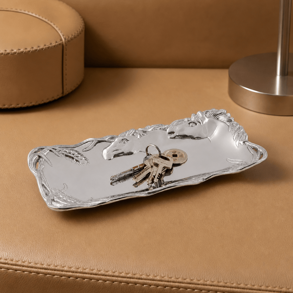 Arthur Court Equestrian Horse Bread Tray 6x12