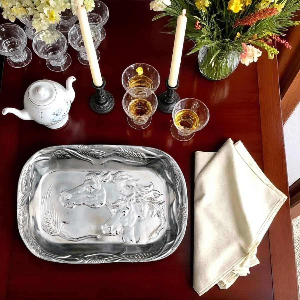 Arthur Court Equestrian Horse Catch All