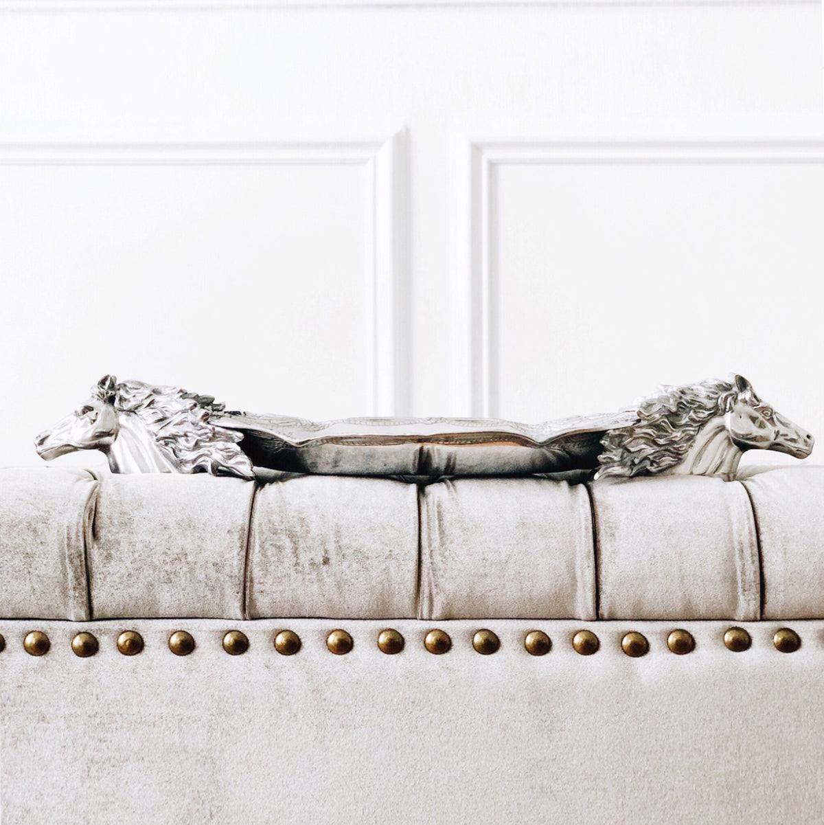 Arthur Court Equestrian Horse Centerpiece Tray