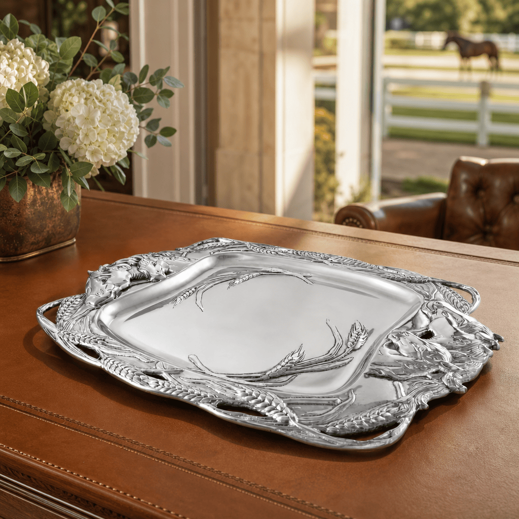 Arthur Court Equestrian Horse Clutch Tray