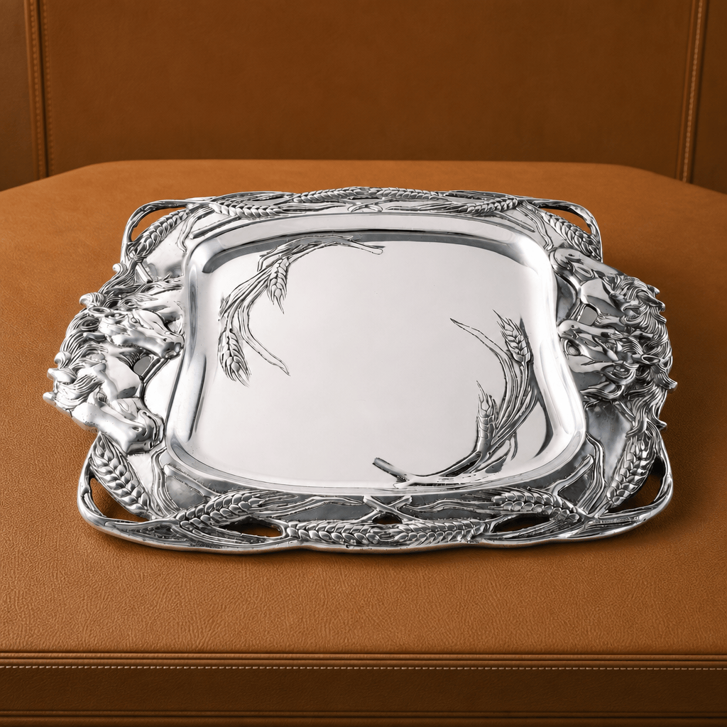 Arthur Court Equestrian Horse Clutch Tray