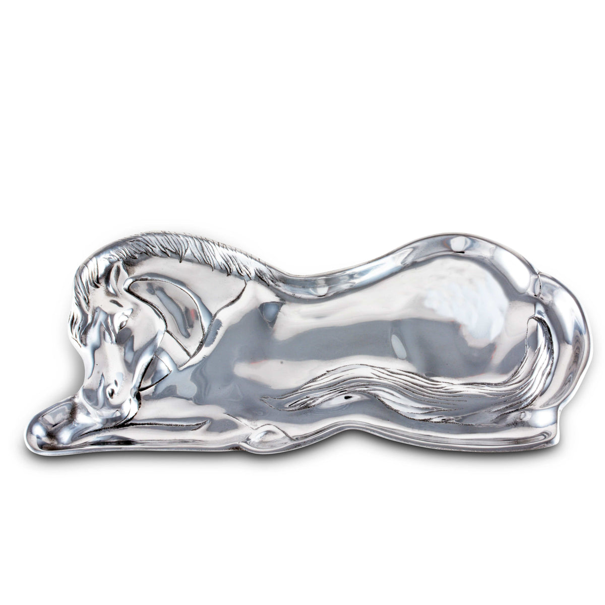 Arthur Court Equestrian Horse Figural 6X12 Tray