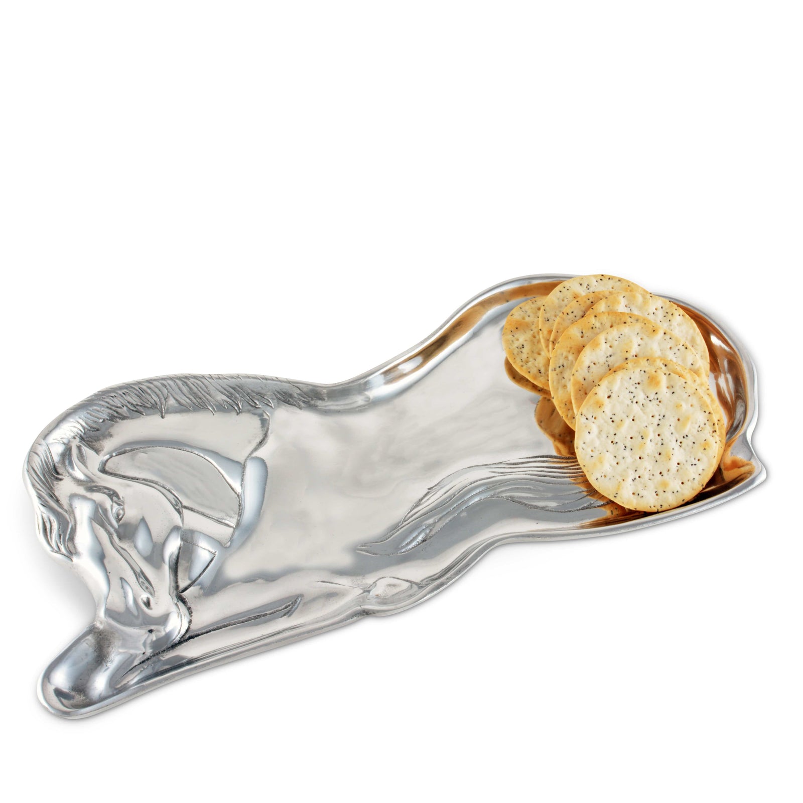 Arthur Court Equestrian Horse Figural 6X12 Tray