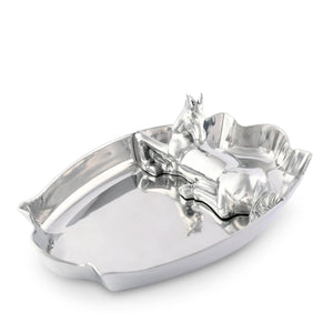 Arthur Court Equestrian Horse Figural Chip and Dip