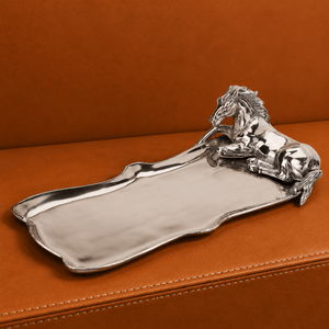 Arthur Court Equestrian Horse Figural Oblong Tray