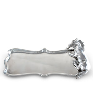 Arthur Court Equestrian Horse Figural Platter