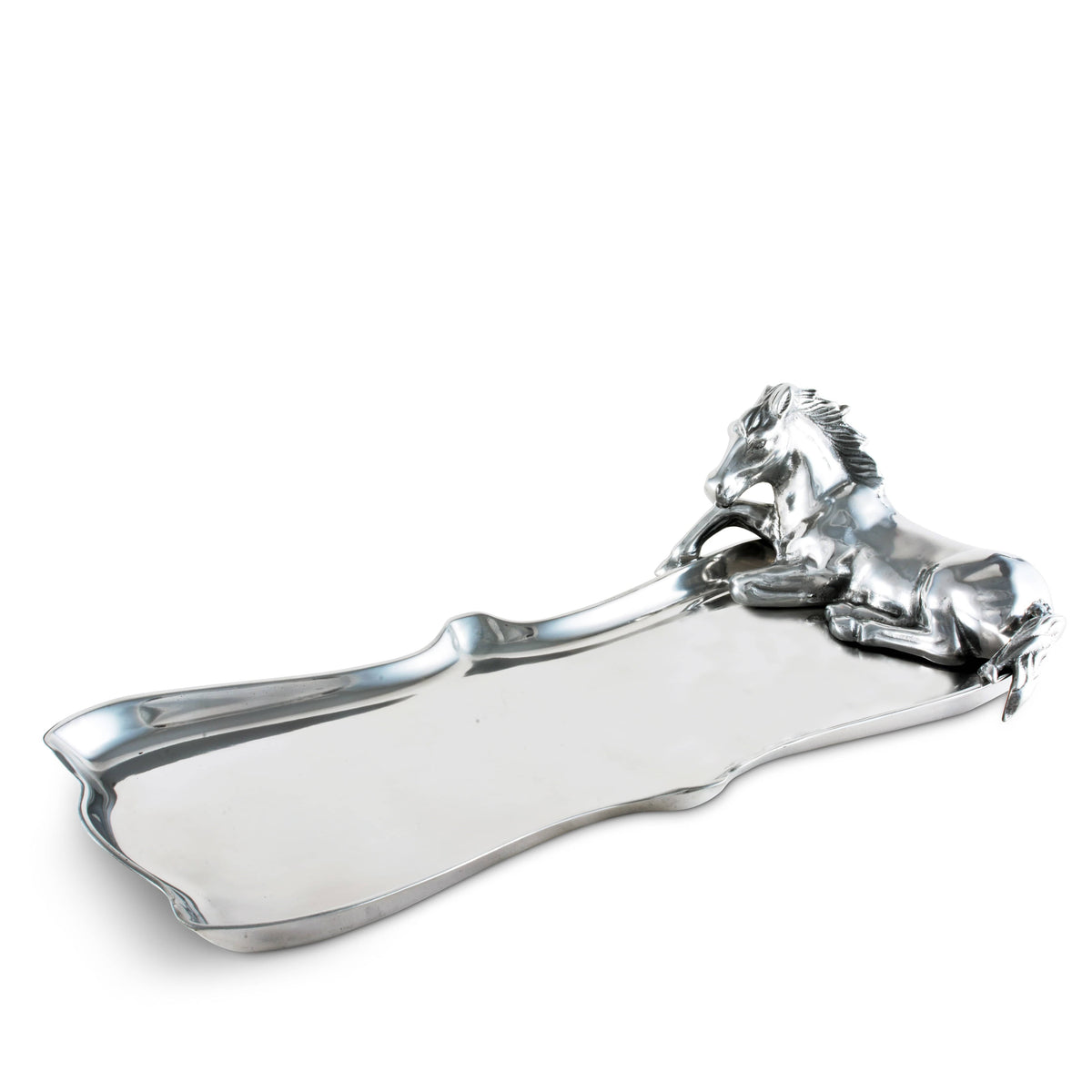 Arthur Court Equestrian Horse Figural Platter