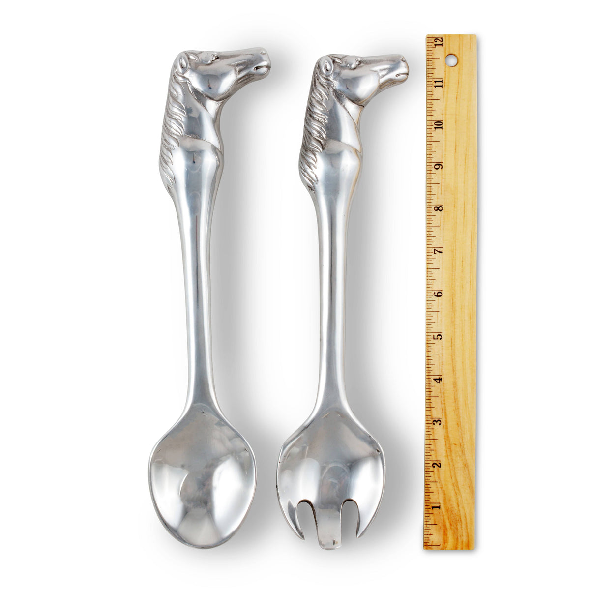 Arthur Court Equestrian Horse Figural Serving Set-Set/2