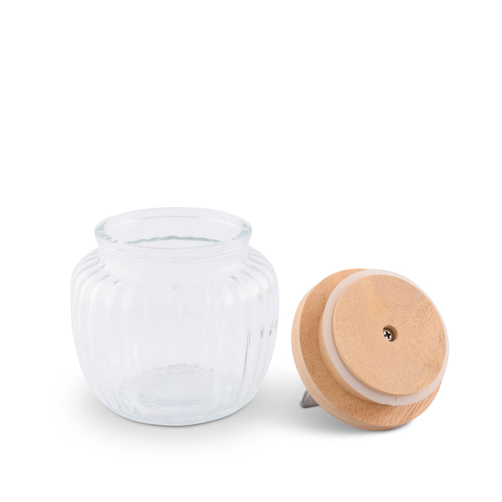 Arthur Court Equestrian Horse Head Knob Glass Canisters