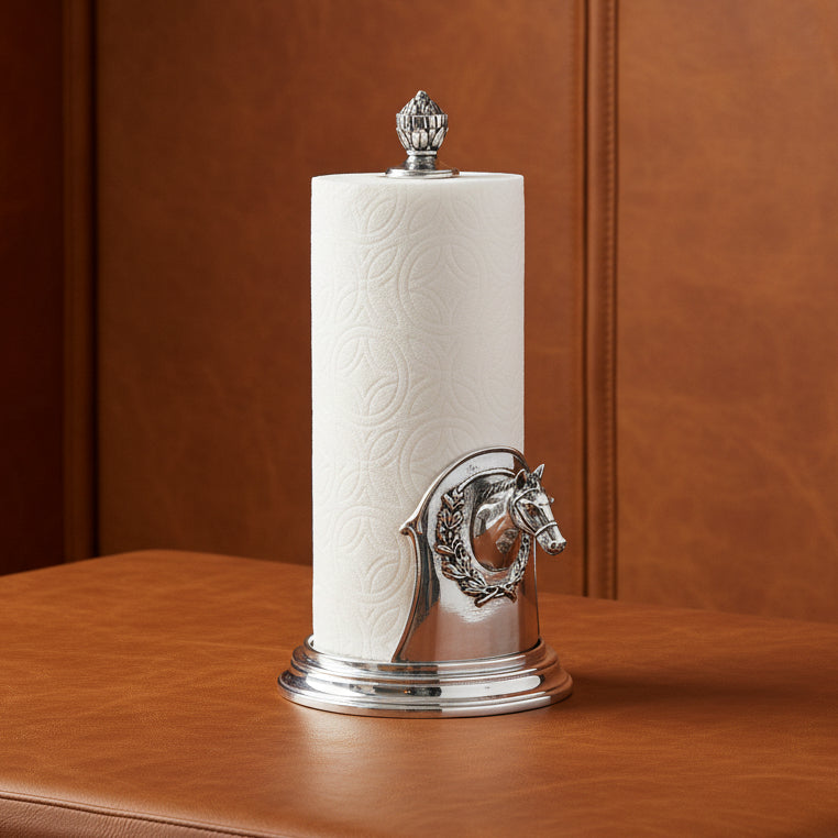 Arthur Court Equestrian Horse Head Paper Towel Holder