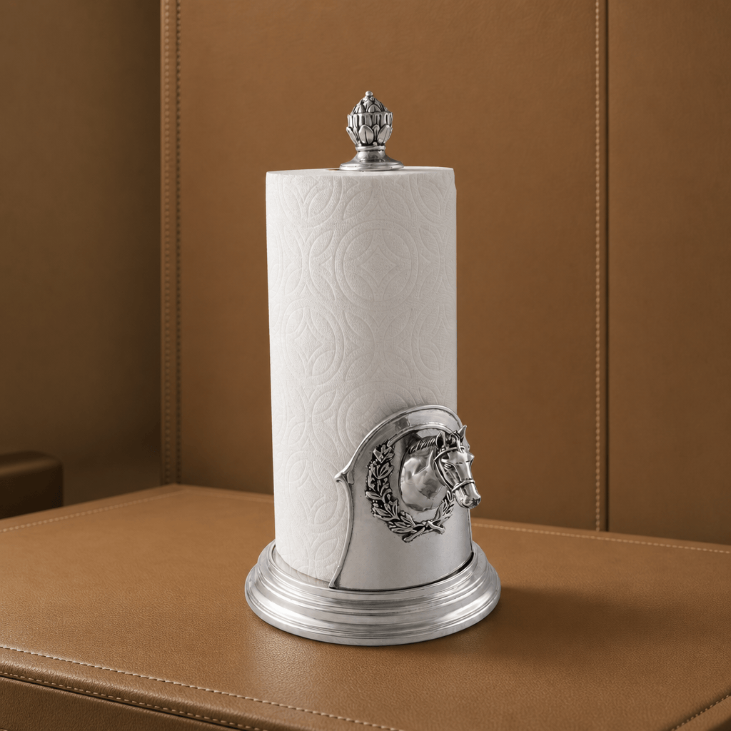 Arthur Court Equestrian Horse Head Paper Towel Holder