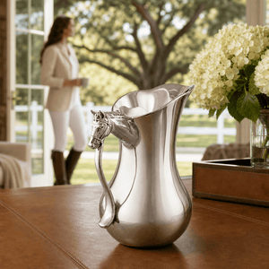Arthur Court Equestrian Horse Head Pitcher