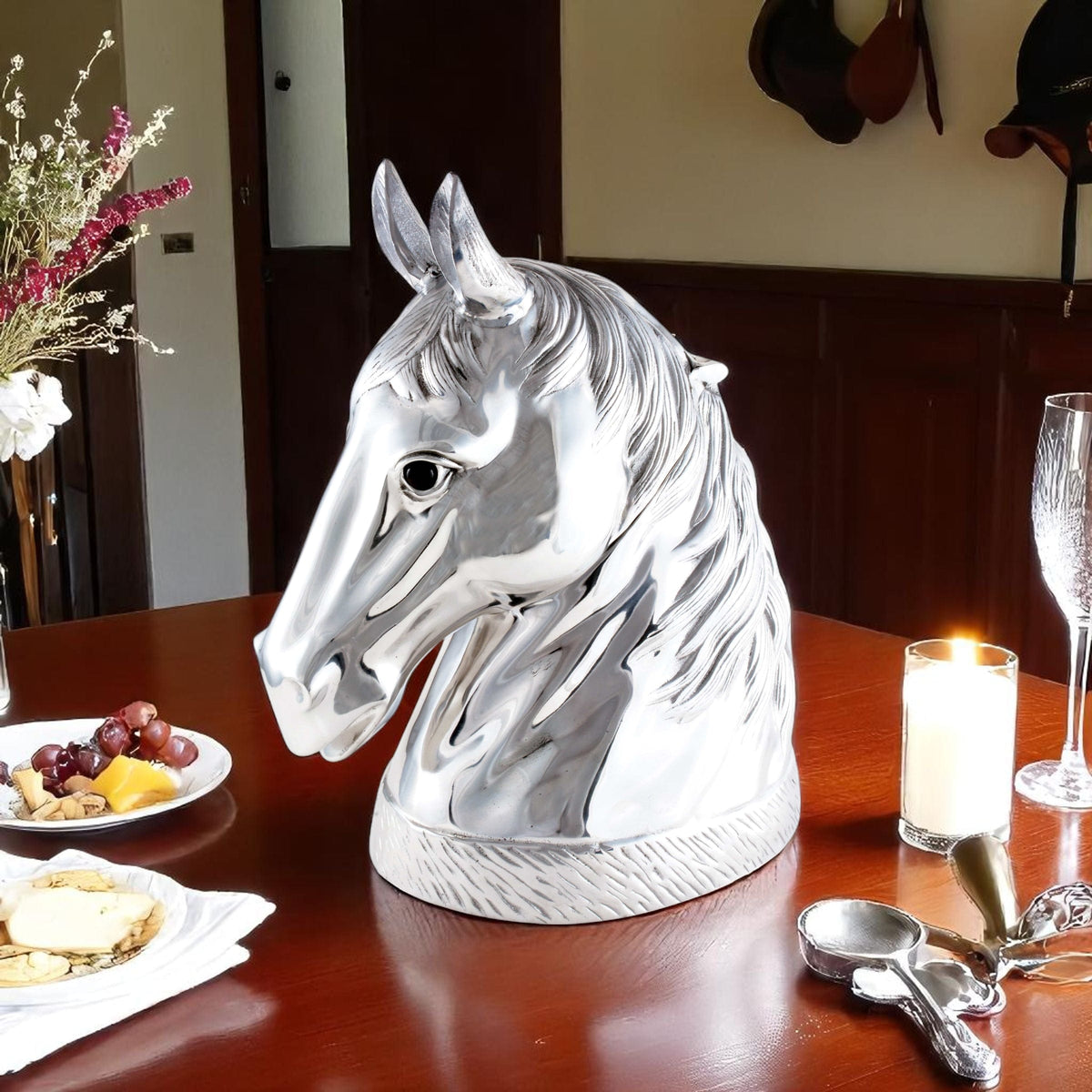 Arthur Court Equestrian Horse Ice/Wine Buckets