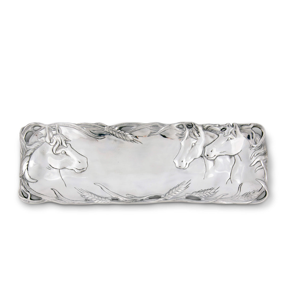 Arthur Court Equestrian Horse Oblong Tray