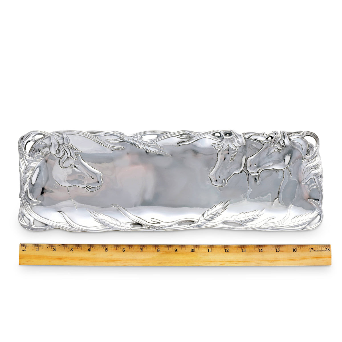 Arthur Court Equestrian Horse Oblong Tray