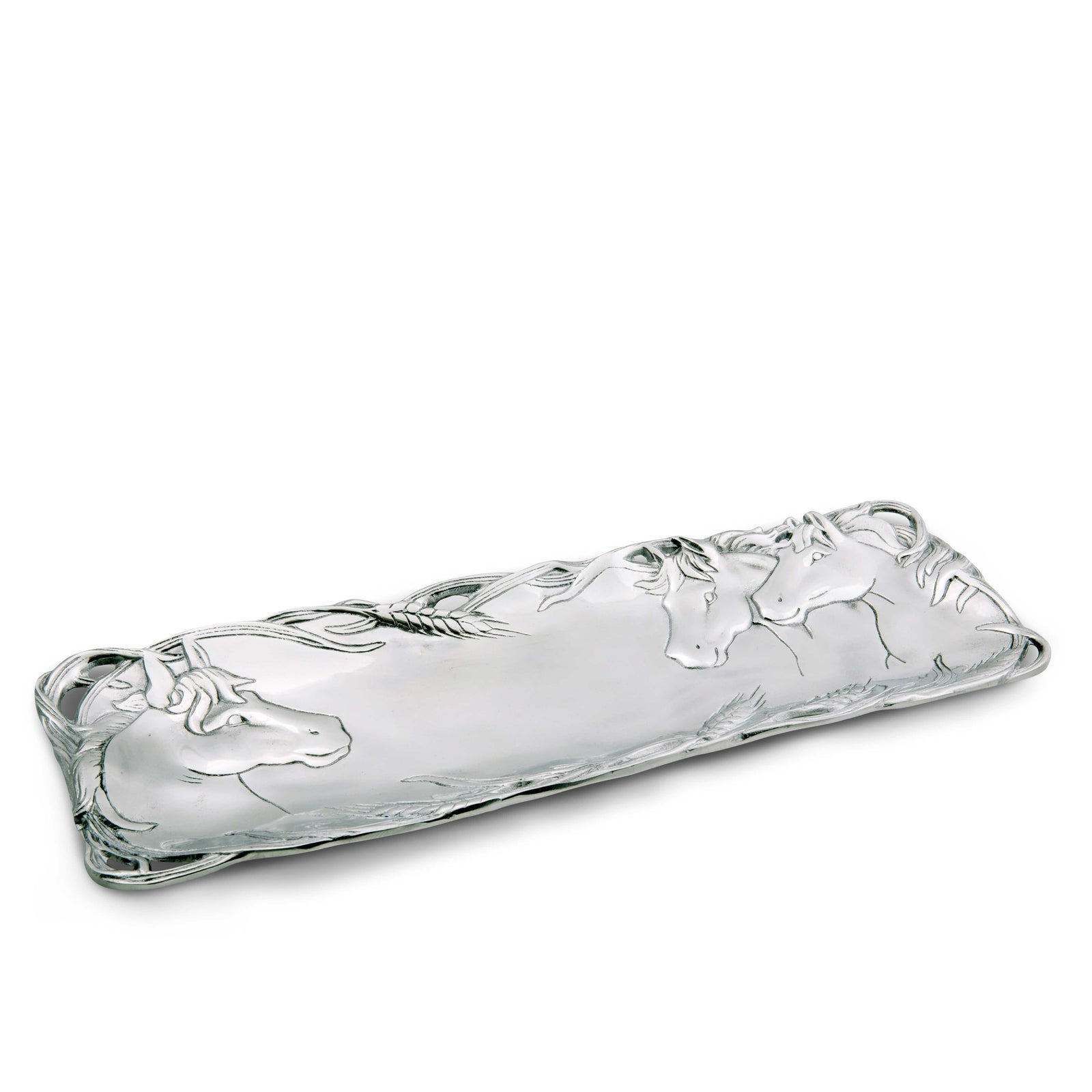 Arthur Court Equestrian Horse Oblong Tray