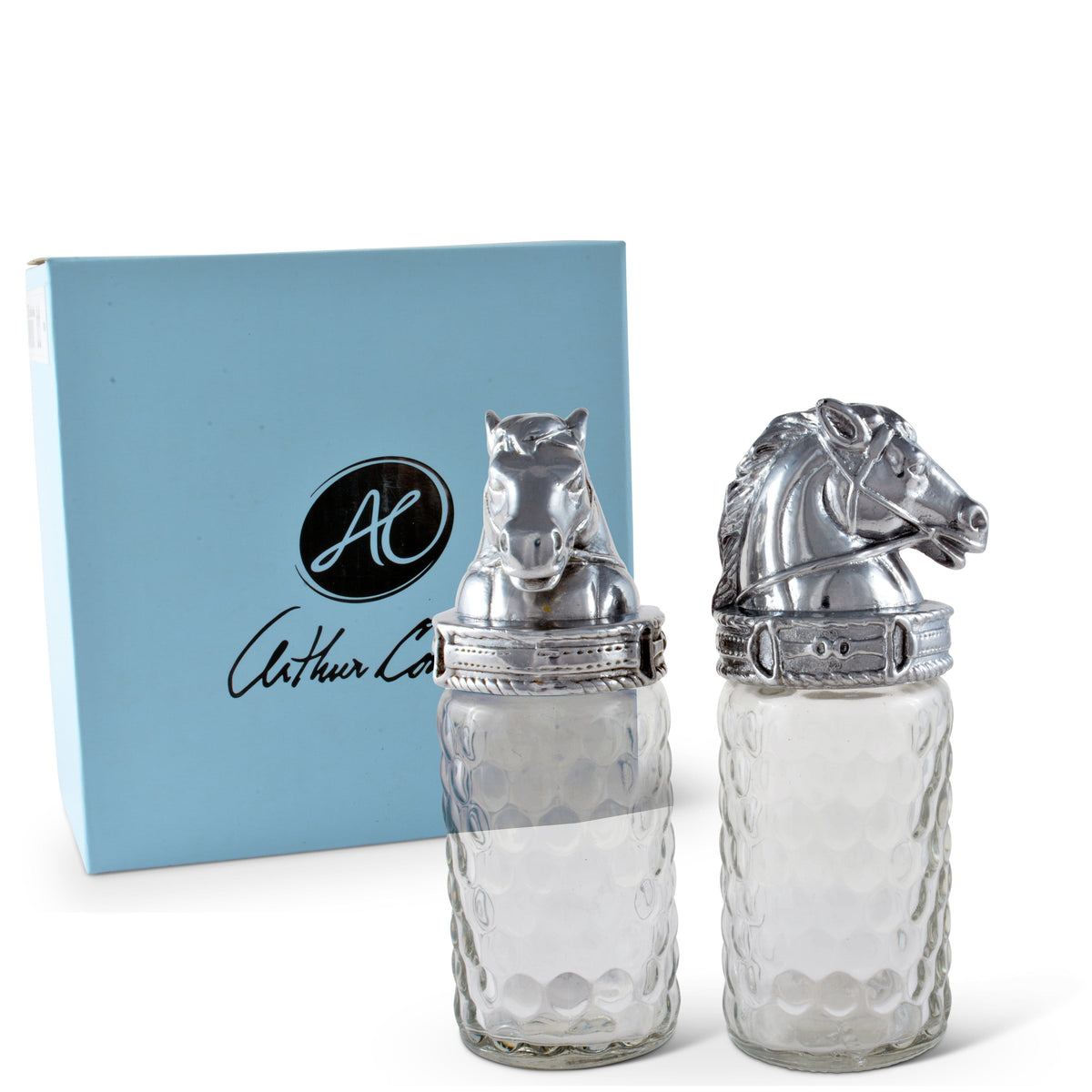 Arthur Court Equestrian Horse Salt and Pepper Set