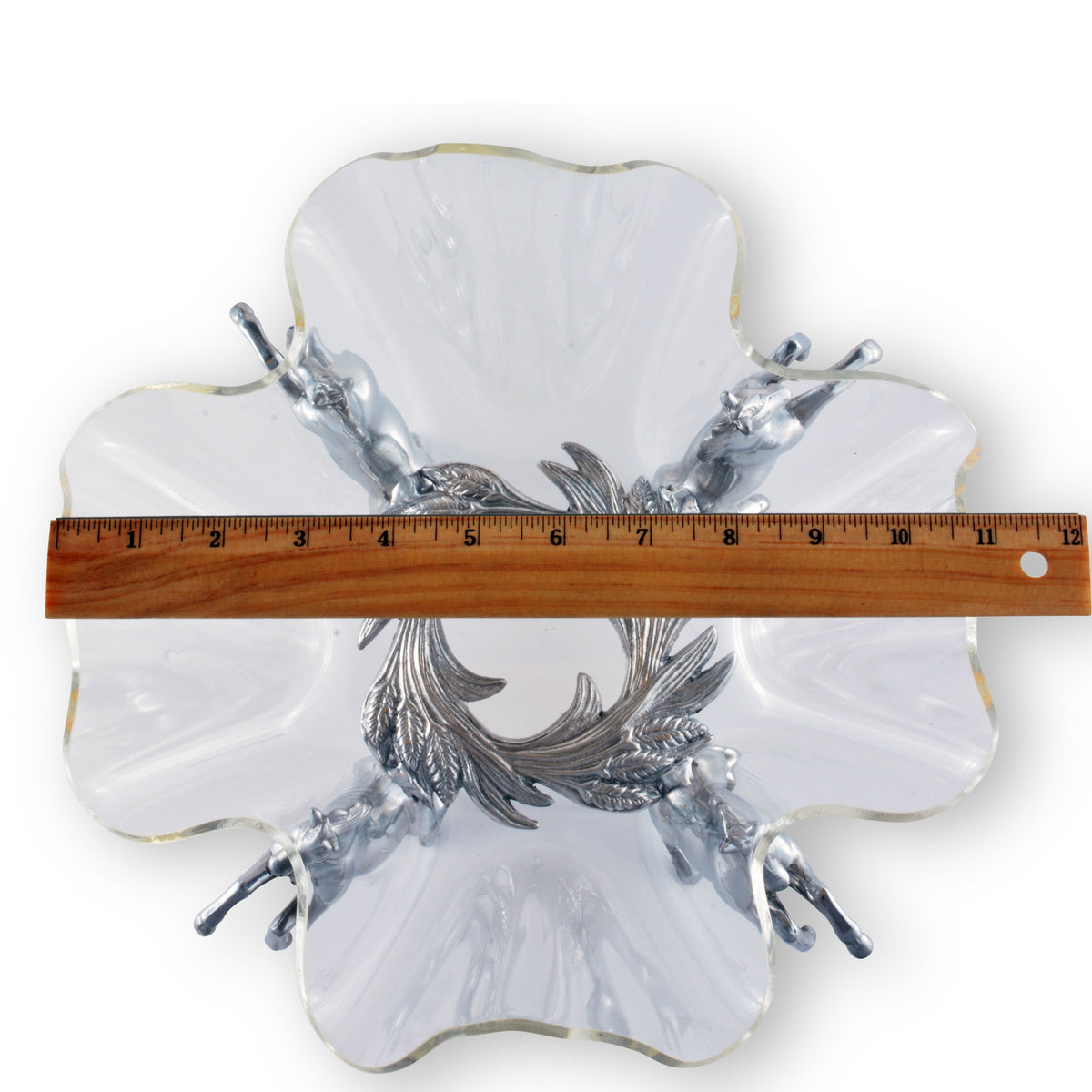 Arthur Court Equestrian Horse Stand Acrylic Bowl 11