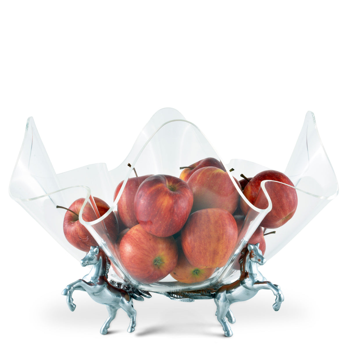 Arthur Court Equestrian Horse Stand Acrylic Bowl 14