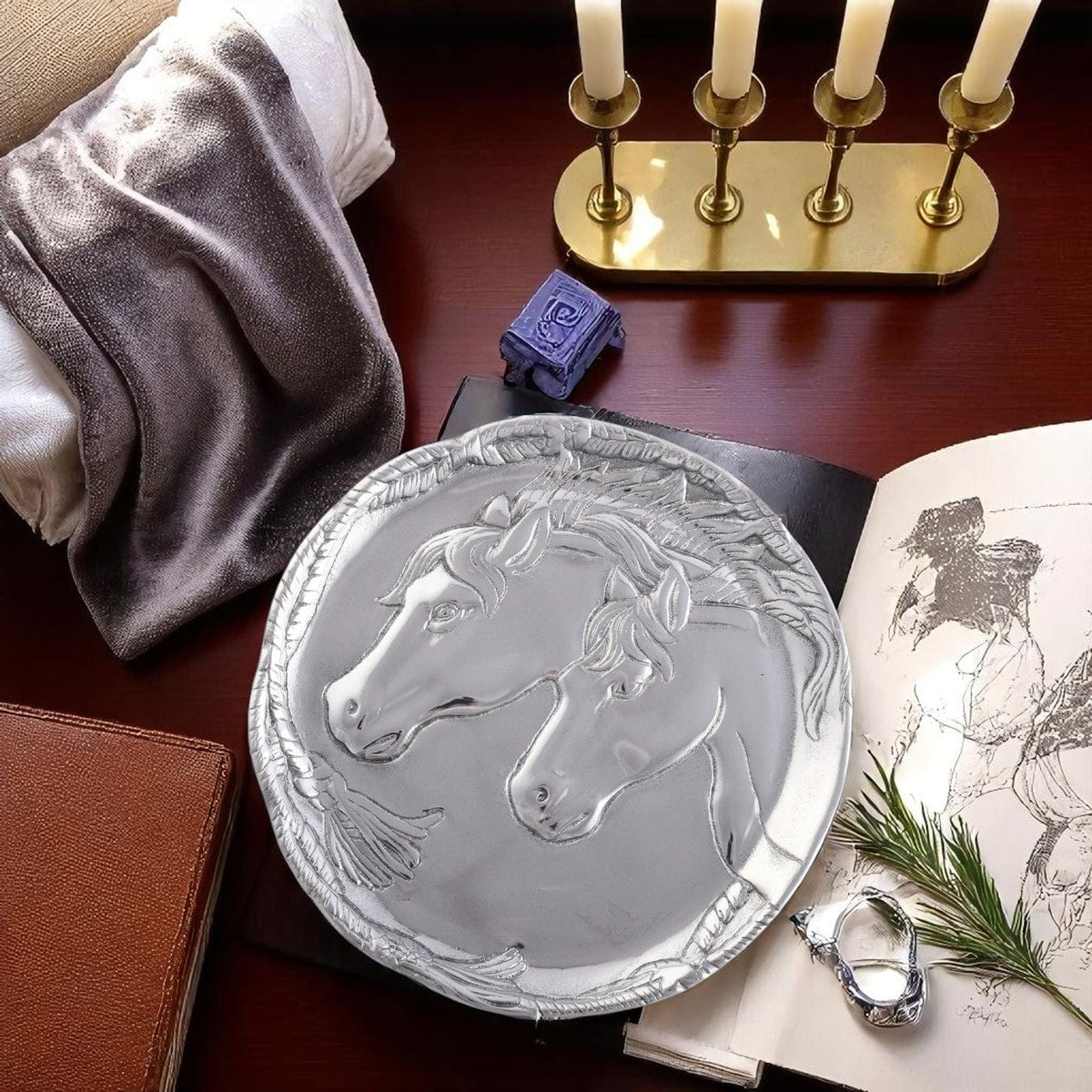 Arthur Court Equestrian Horse Treat / Cookie Stand