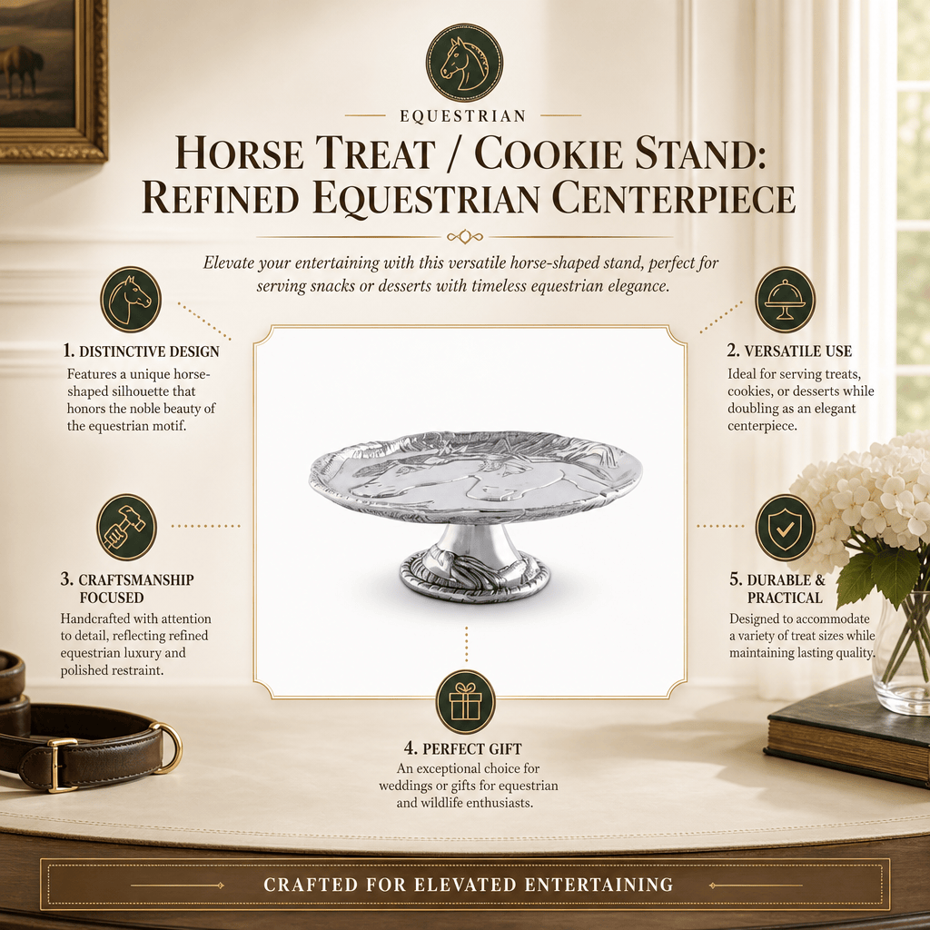 Arthur Court Equestrian Horse Treat / Cookie Stand