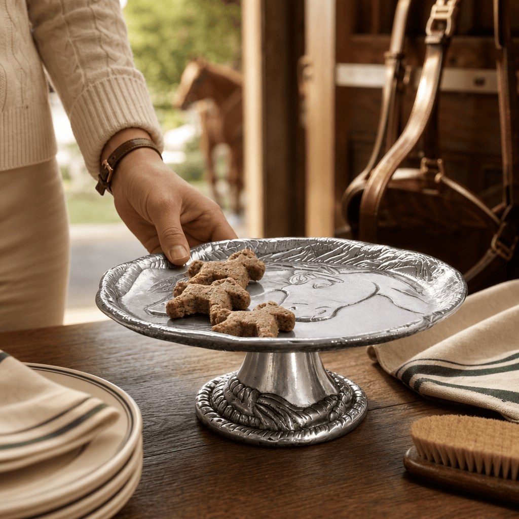 Arthur Court Equestrian Horse Treat / Cookie Stand