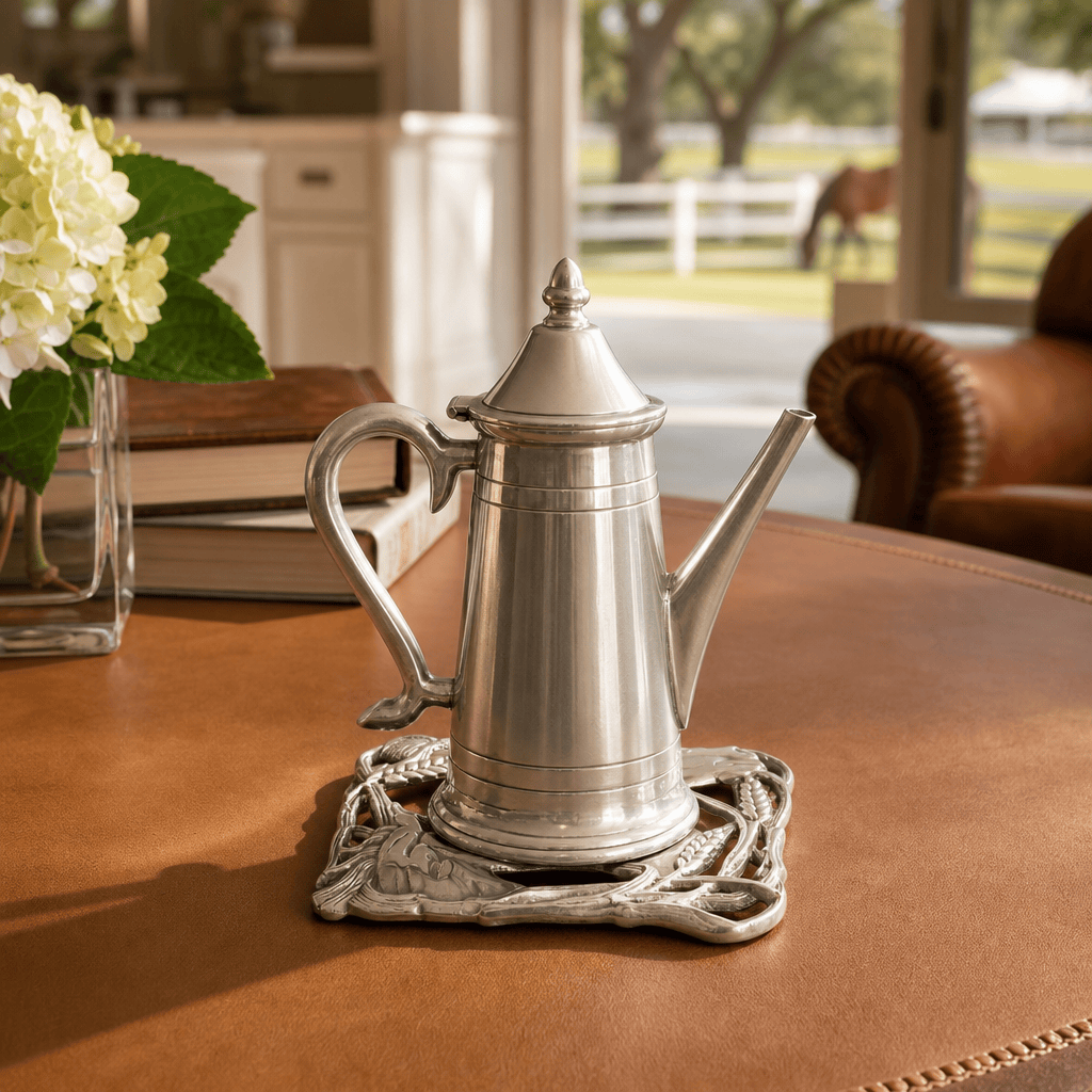 Arthur Court Equestrian Horse with Wheat Trivet