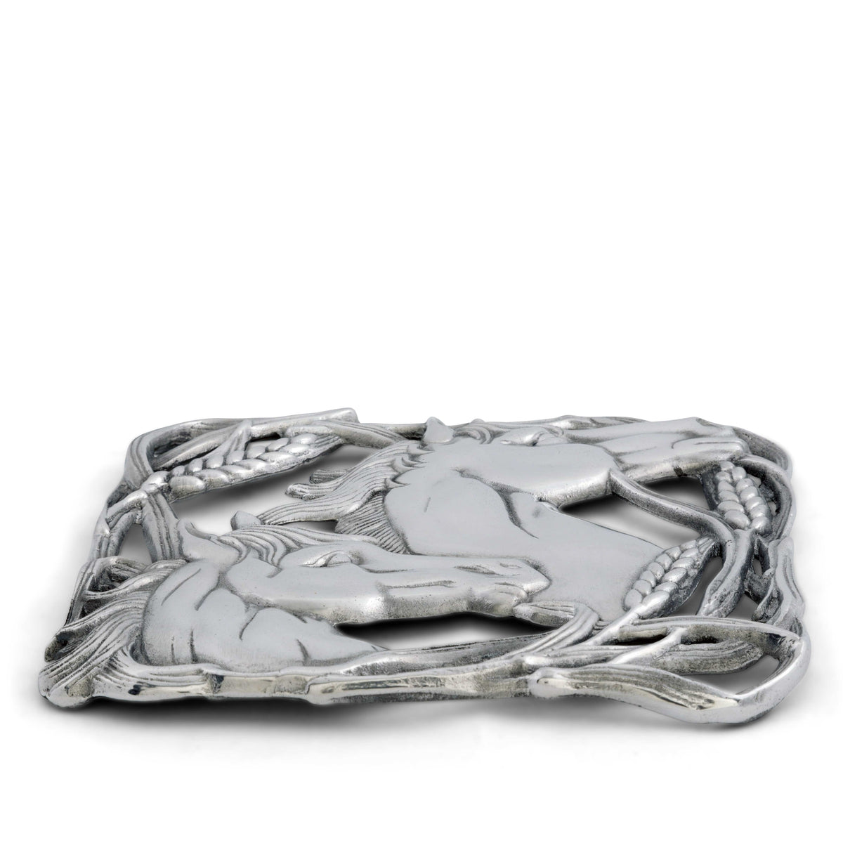 Arthur Court Equestrian Horse with Wheat Trivet