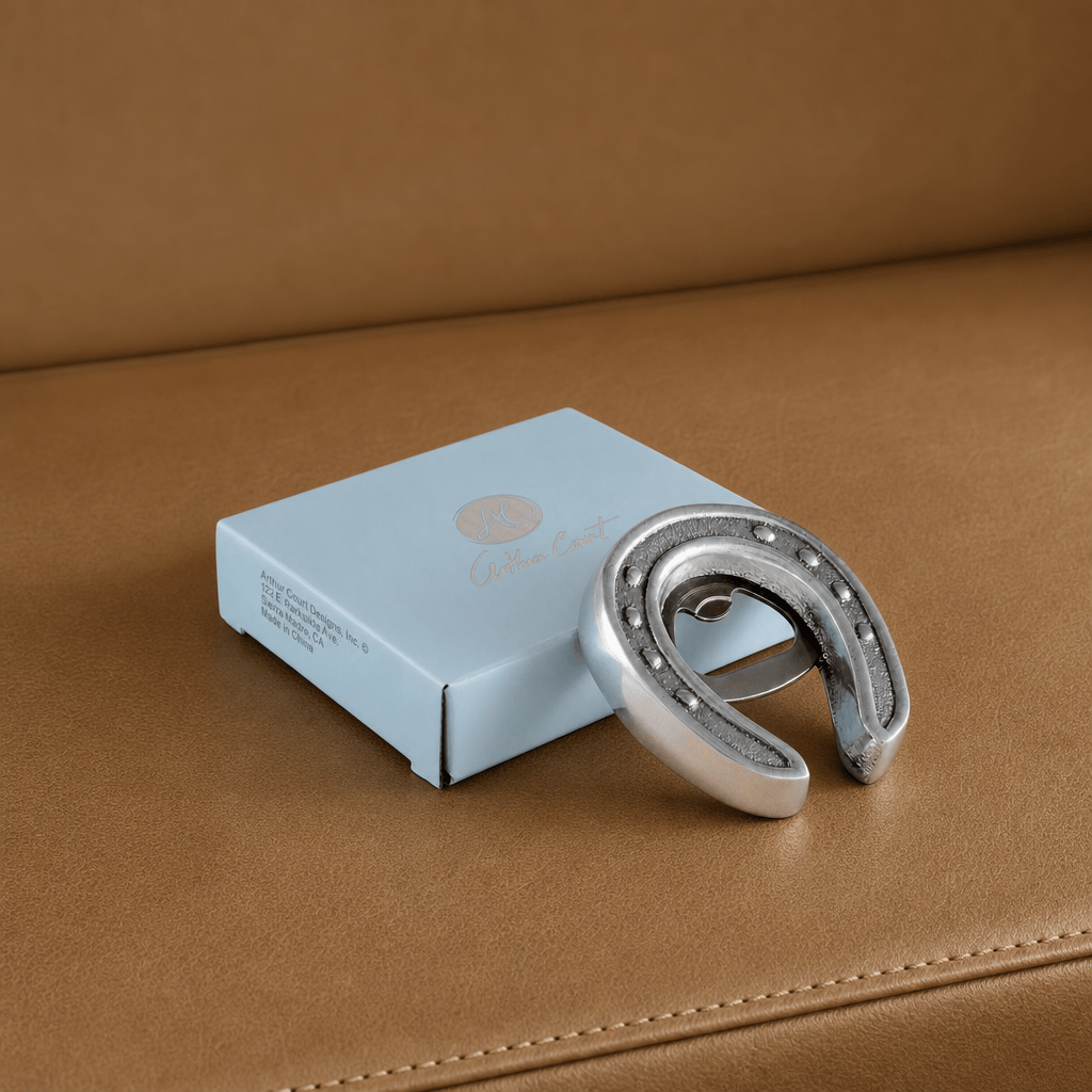 Arthur Court Equestrian Horseshoe Bottle Opener
