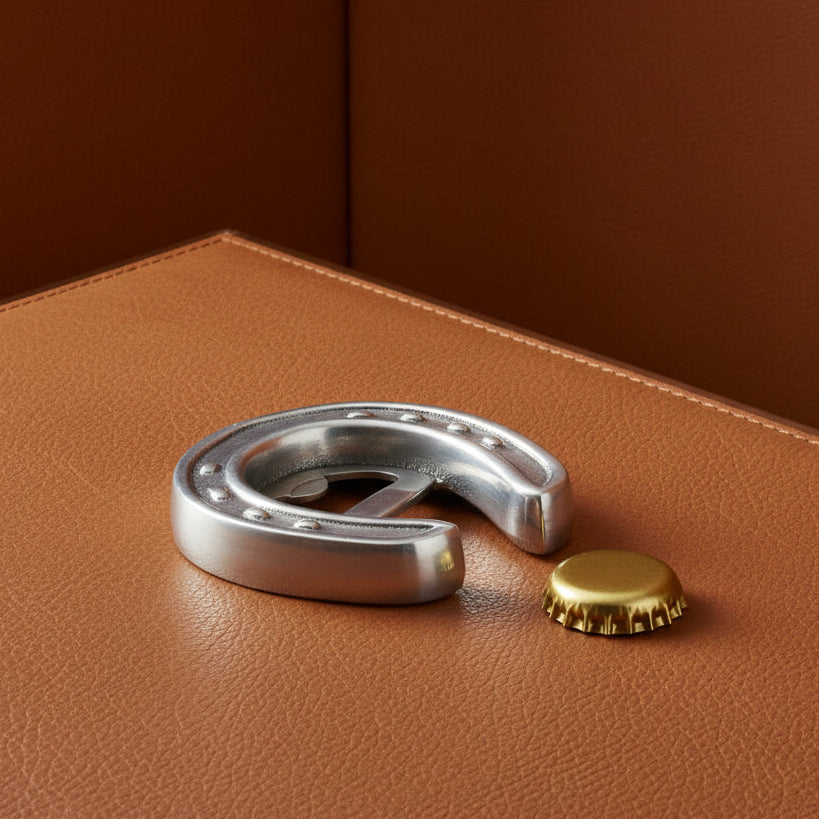 Arthur Court Equestrian Horseshoe Bottle Opener