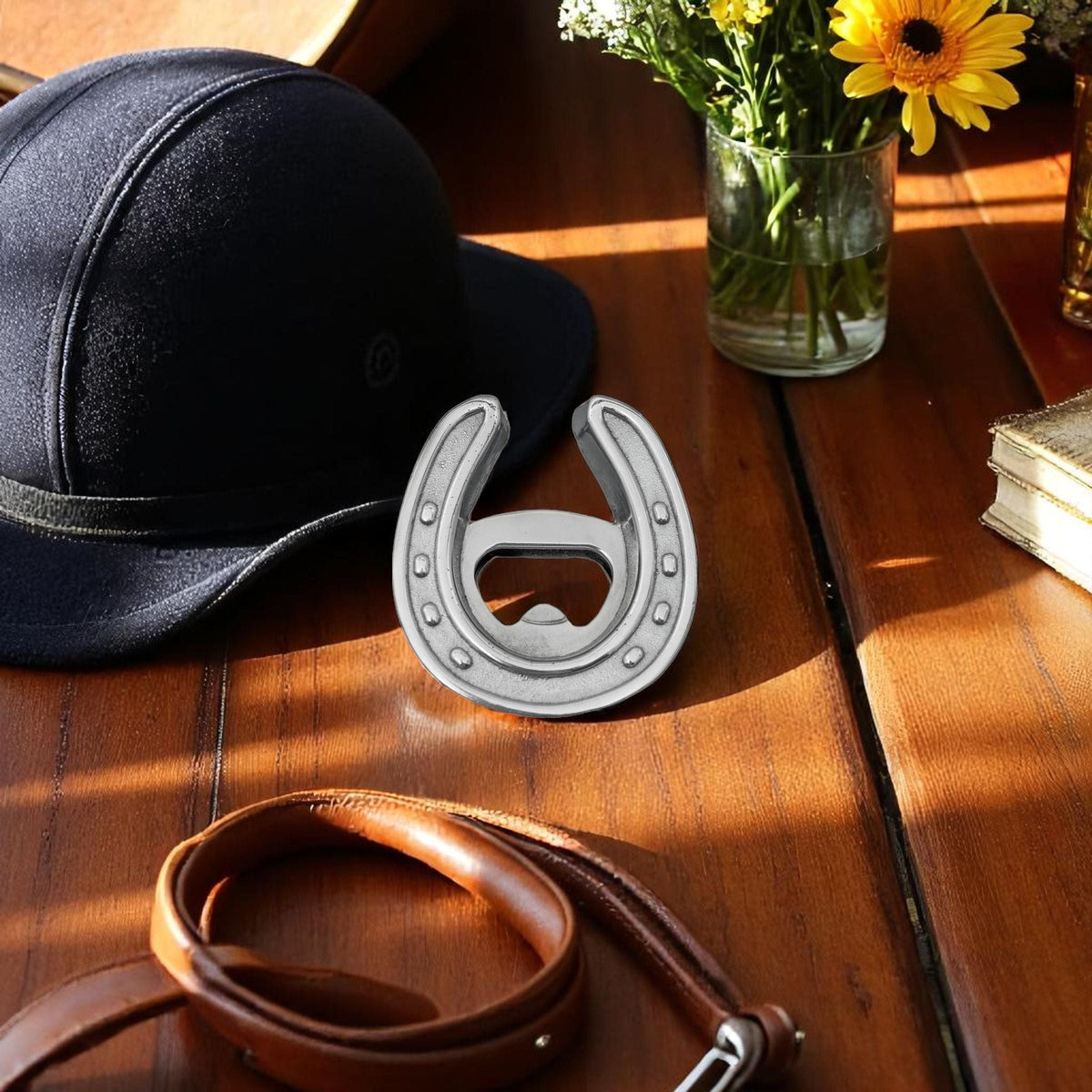 Arthur Court Equestrian Horseshoe Bottle Opener