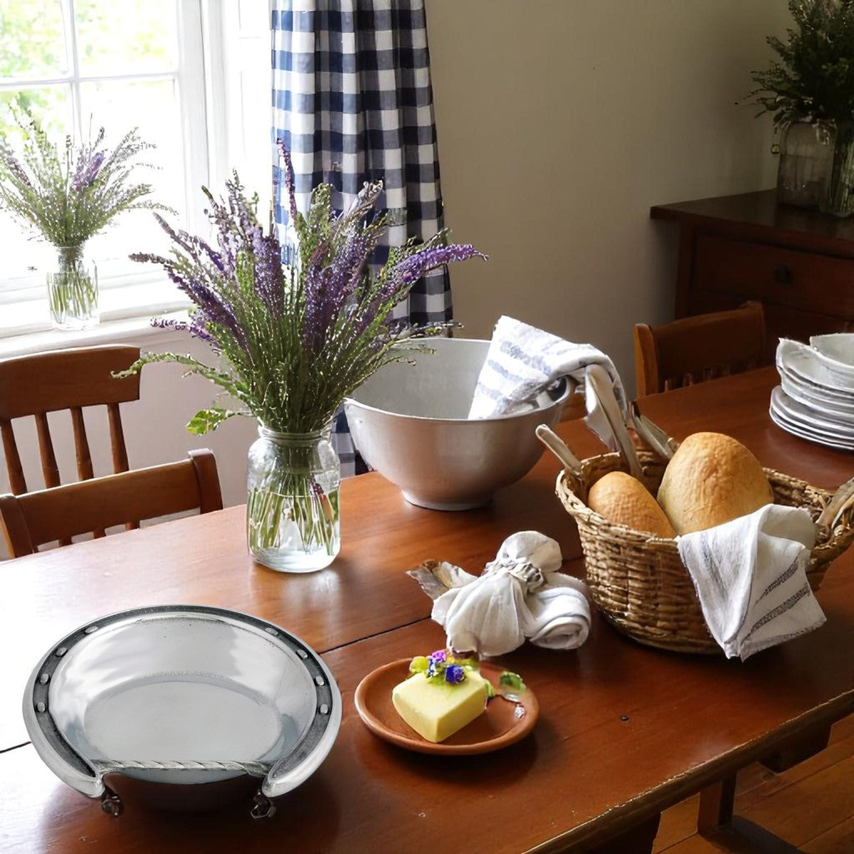 Arthur Court Equestrian Horseshoe Bowl