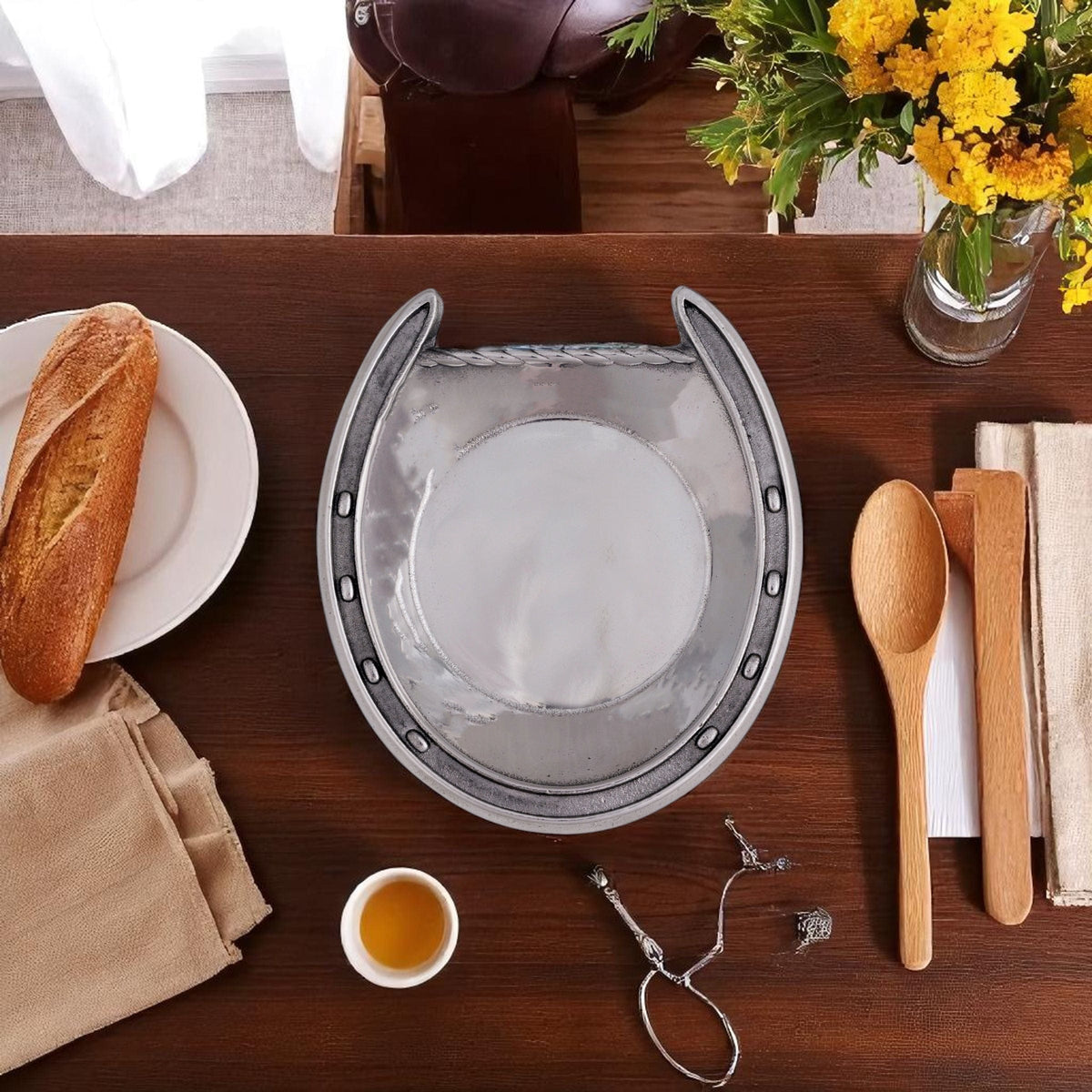 Arthur Court Equestrian Horseshoe Bowl