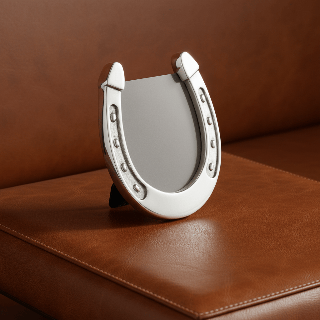 Arthur Court Equestrian Horseshoe Photo Frame