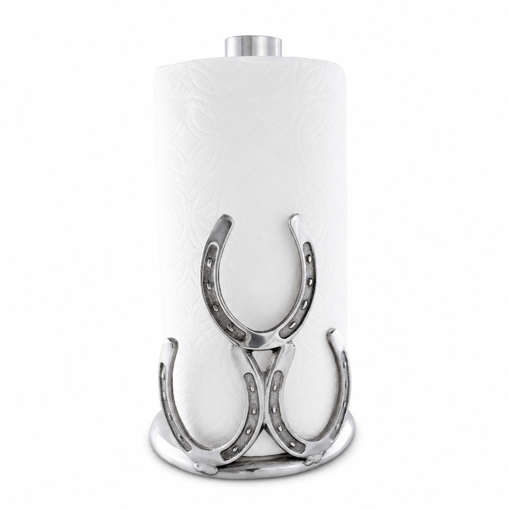 Arthur Court Equestrian Horseshoe Towel Holder