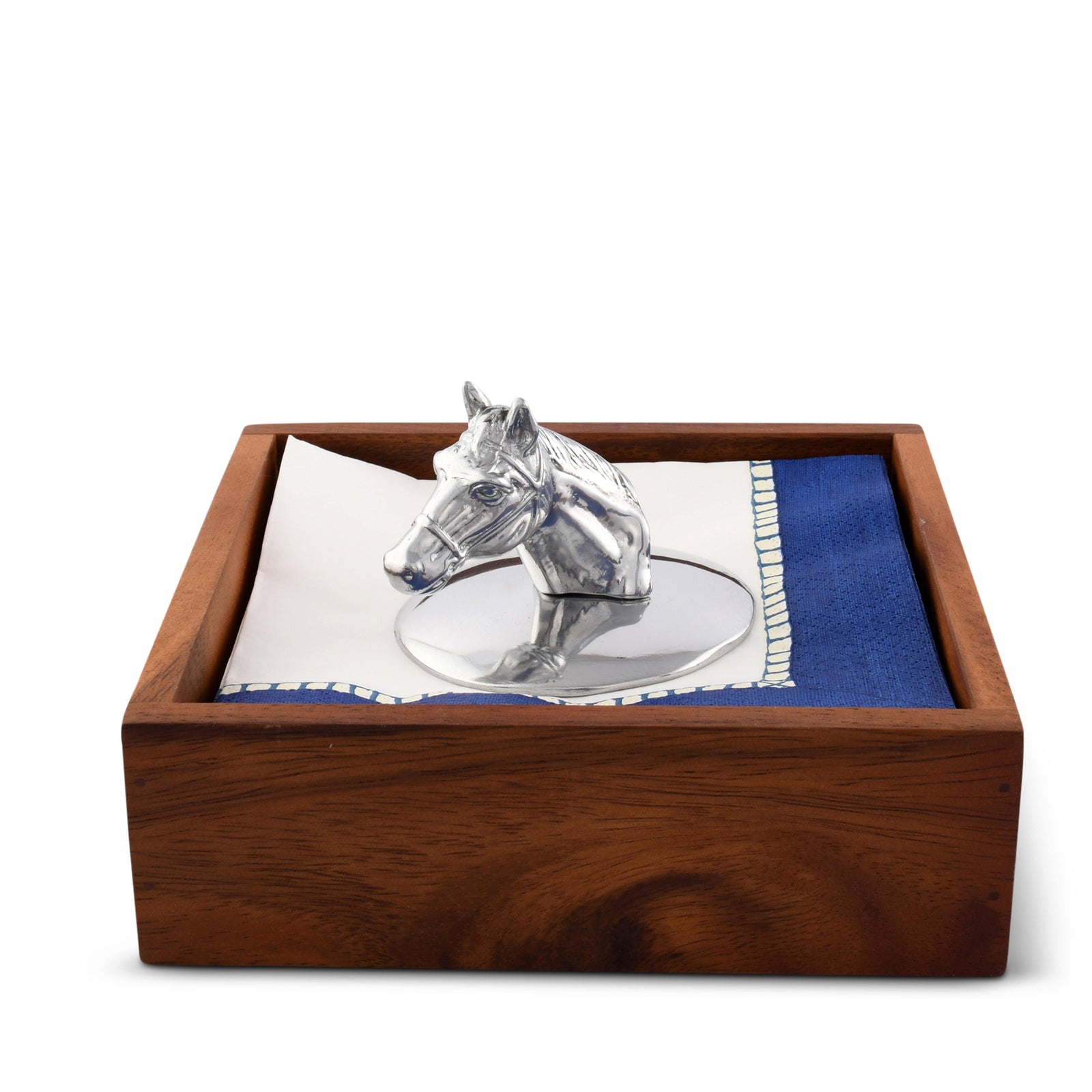 Arthur Court Equestrian Napkin Weight -Horse Head