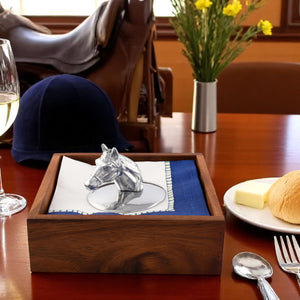 Arthur Court Equestrian Napkin Weight -Horse Head