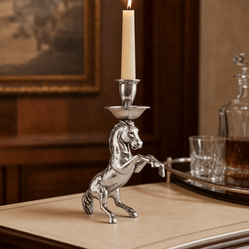 Rearing Horse Candlestick