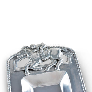 Arthur Court Equestrian Thoroughbred Oblong Tray