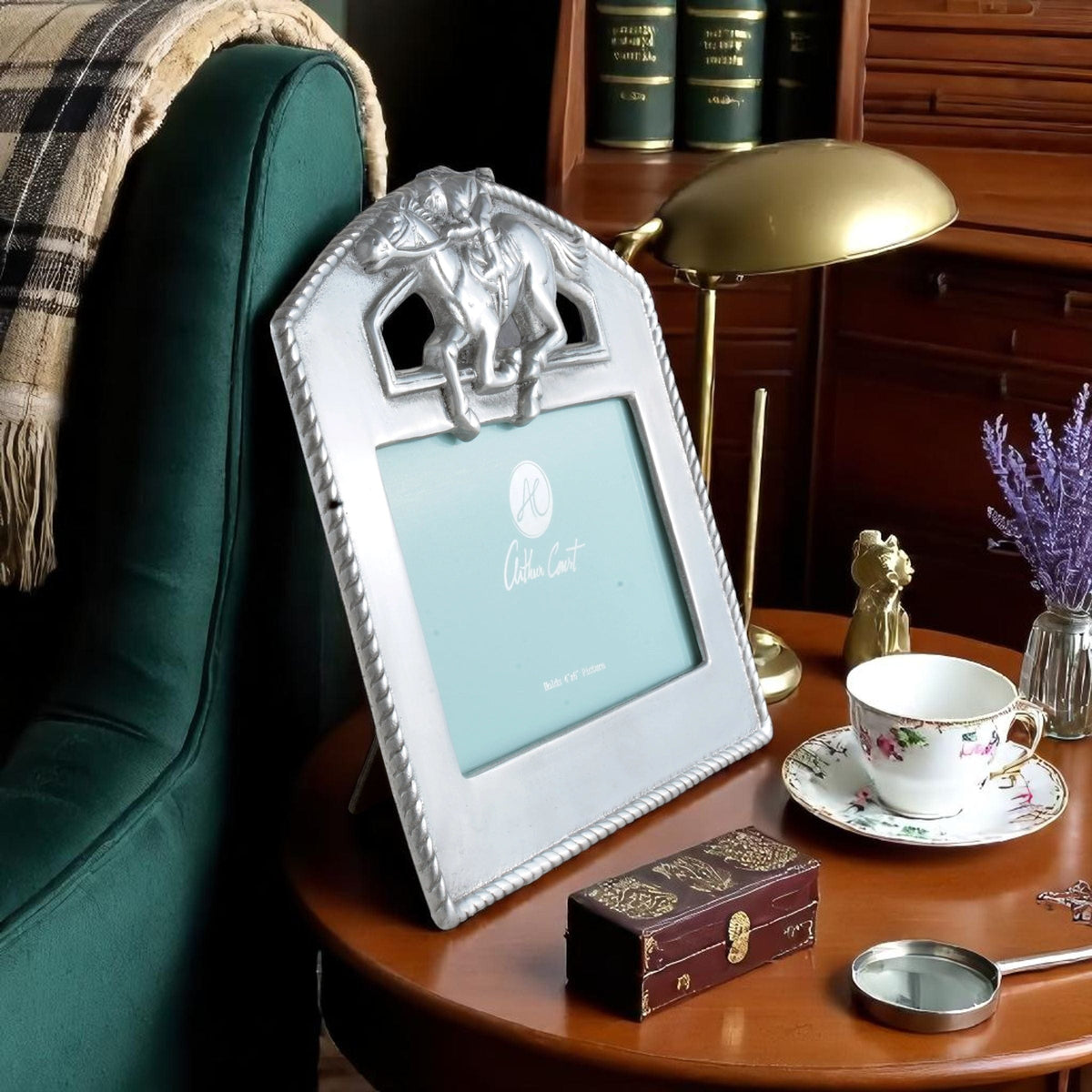 Arthur Court Equestrian Thoroughbred Photo Frame 4x6