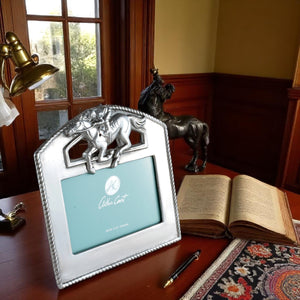 Arthur Court Equestrian Thoroughbred Photo Frame 4x6